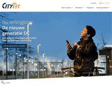 Tablet Screenshot of citytec.nl